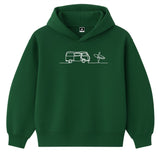 Hoodie 460g 100% Coton – Broderie Minimaliste - Design Surf Rich.Art