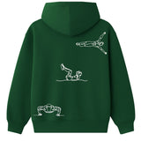 Hoodie 460g 100% Coton – Broderie Minimaliste - Design Street-Workout Rich.Art