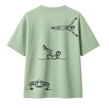 T-shirt Minimaliste Brodé 100% Coton – Design Street-Workout Ma boutique