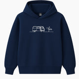 Hoodie 460g 100% Coton – Broderie Minimaliste - Design Surf Rich.Art