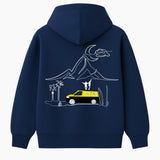 Hoodie 460g 100% Coton – Broderie Minimaliste - Design Vanlife Rich.Art