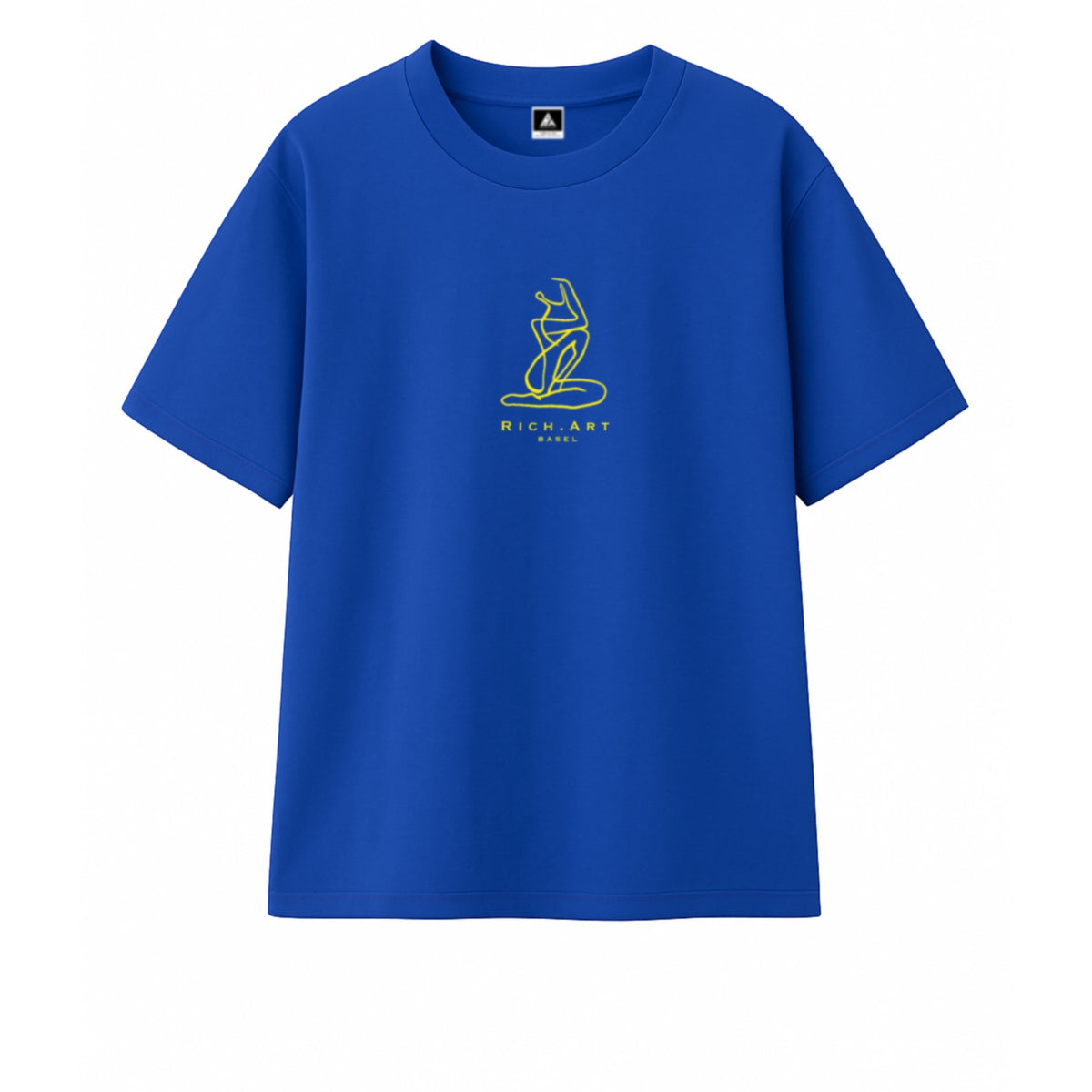 T-shirt Minimaliste Brodé 100% Coton – Design Matisse (F)