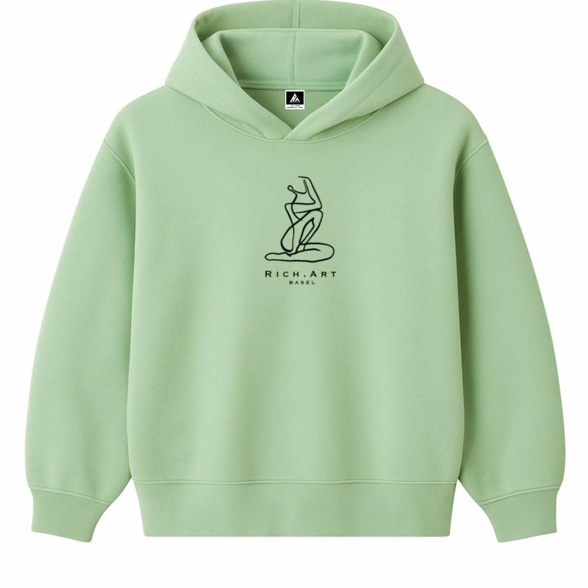 Hoodie 460g 100% Coton – Broderie Minimaliste - Design Matisse Rich.Art