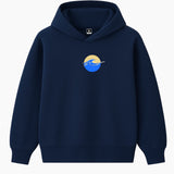 Hoodie 460g 100% Coton – Broderie Minimaliste - Design Vague Rich.Art