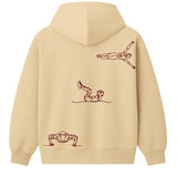 Hoodie 460g 100% Coton – Broderie Minimaliste - Design Street-Workout Rich.Art