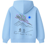 Hoodie 460g 100% Coton – Broderie Minimaliste - Design Islande Rich.Art