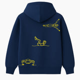 Hoodie 460g 100% Coton – Broderie Minimaliste - Design Street-Workout Rich.Art