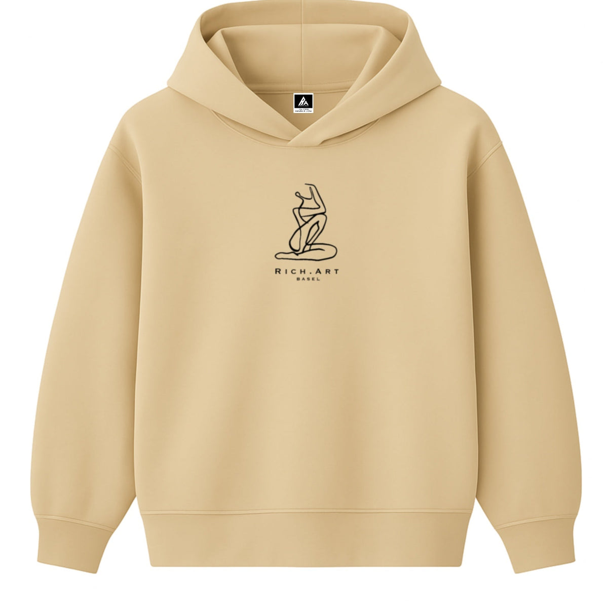 Hoodie 460g 100% Coton – Broderie Minimaliste - Design Matisse Rich.Art