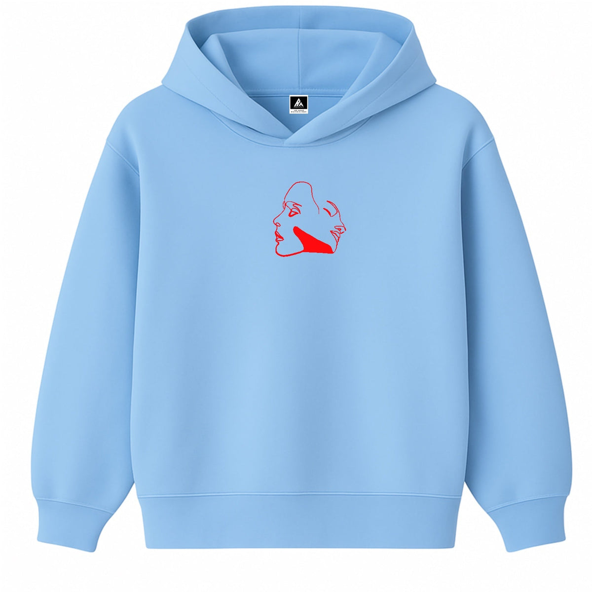 Hoodie 460g 100% Coton – Broderie Minimaliste - Design Aura Rich.Art