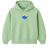 Hoodie 460g 100% Coton – Broderie Minimaliste - Design Vague Rich.Art