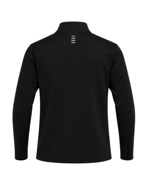 Haut de Sport Noir à Demi-Zip – Performance & Confort