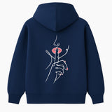 Hoodie 460g 100% Coton – Broderie Minimaliste - Design Silence Rich.Art