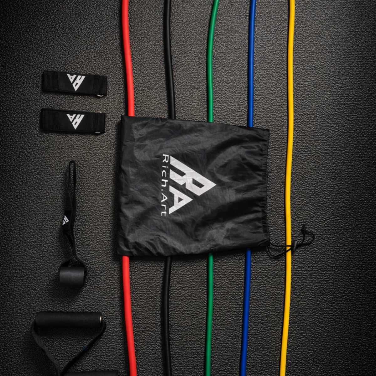 Kit Élastiques Fitness Complet Rich.Art – Musculation & Entraînement Corps Entier à Domicile Rich.Art