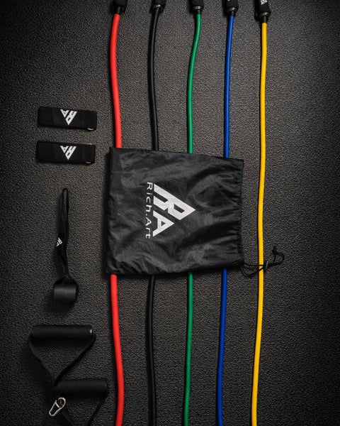 🟢  EN STOCK: Kit Élastiques Fitness Complet Rich.Art – Musculation & Entraînement Corps Entier à Domicile