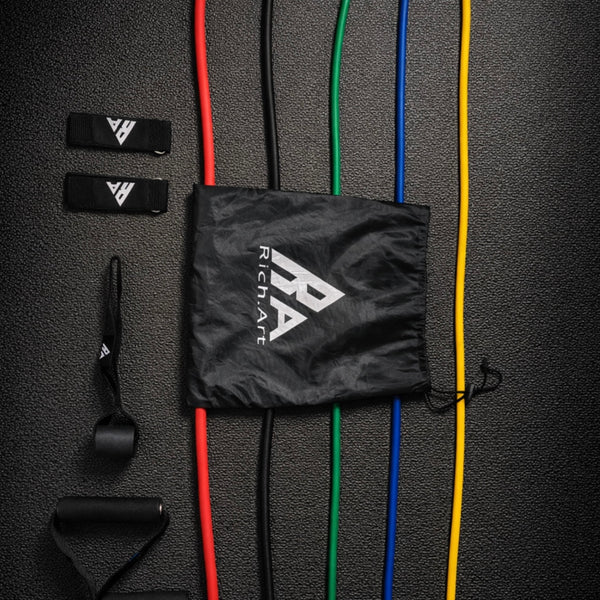 Kit Élastiques Fitness Complet Rich.Art – Musculation & Entraînement Corps Entier à Domicile Rich.Art