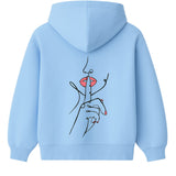 Hoodie 460g 100% Coton – Broderie Minimaliste - Design Silence Rich.Art
