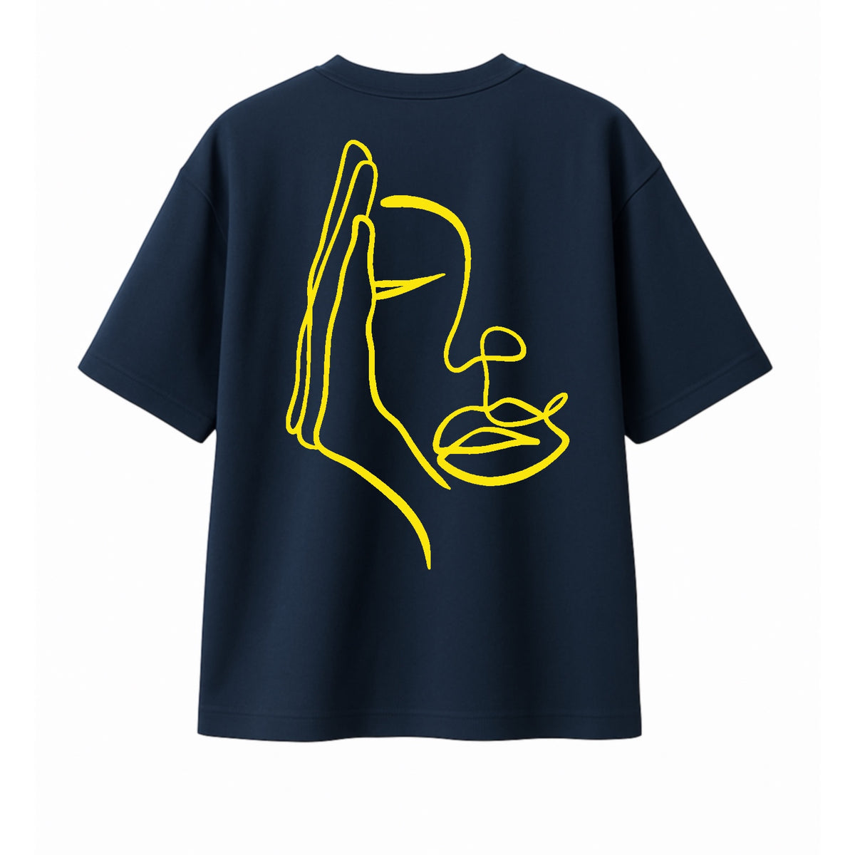 T-shirt "Visage Caché". femme