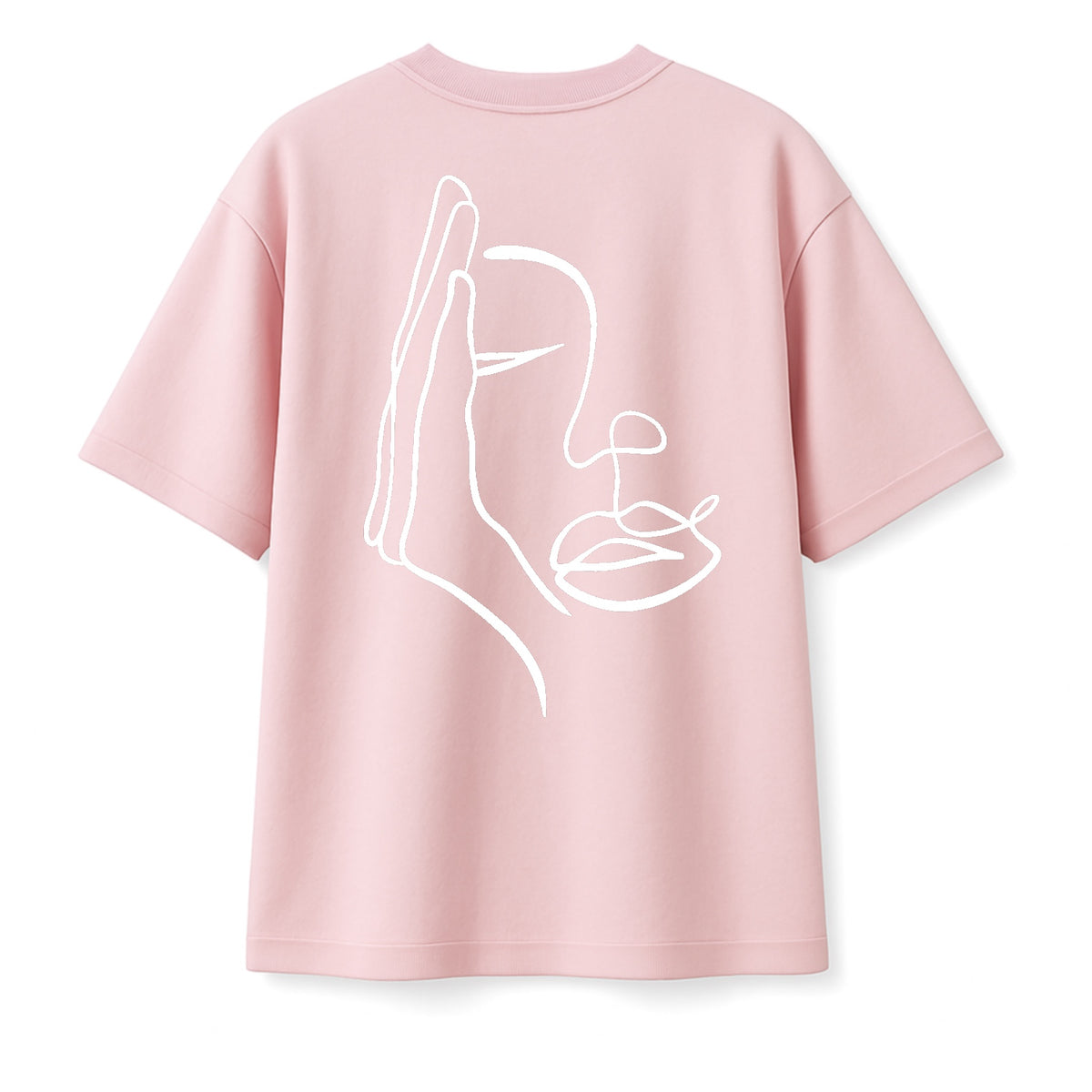 T-shirt "Visage Caché". femme
