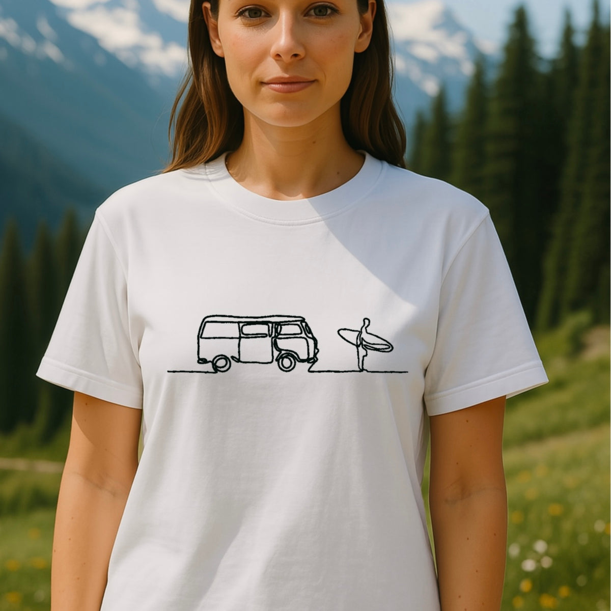 T-shirt Surf femme