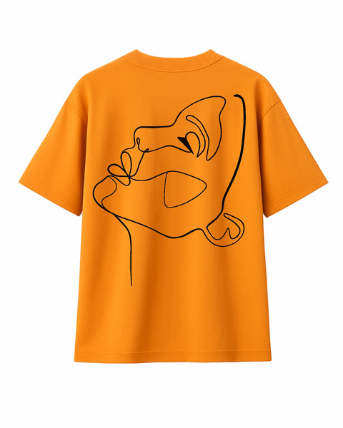 T-Shirt One Line Draw Femme