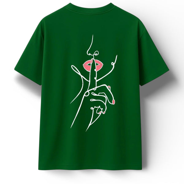 🟡 PRÉCOMMANDE: T-shirt Minimaliste Brodé 100% Coton – Design Silence