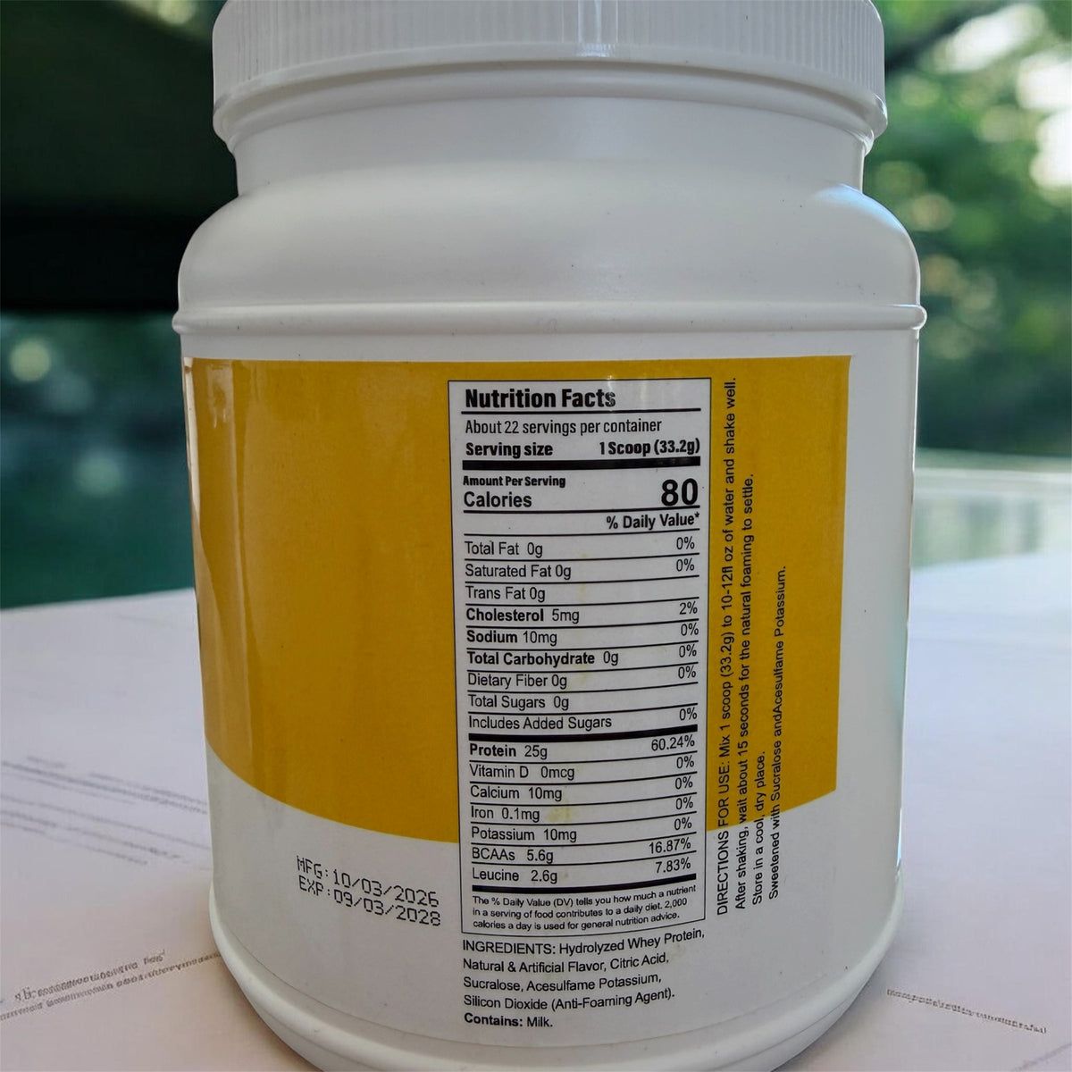 Protéine Clear Whey Rich.Art