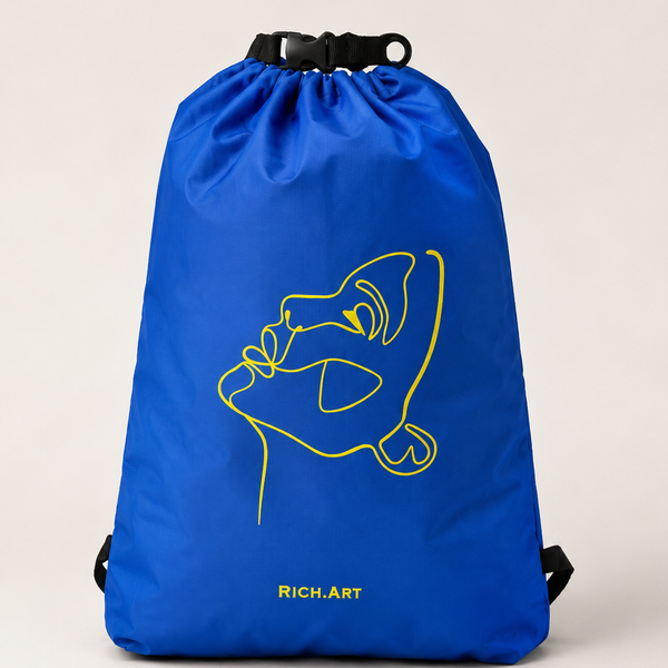 Sac à Dos Étanche Imperméable One Line Art Minimaliste | Waterproof Vélo, Plage & Outdoor