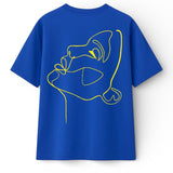 T-shirt Minimaliste Brodé 100% Coton – Design One Line Draw Ma boutique