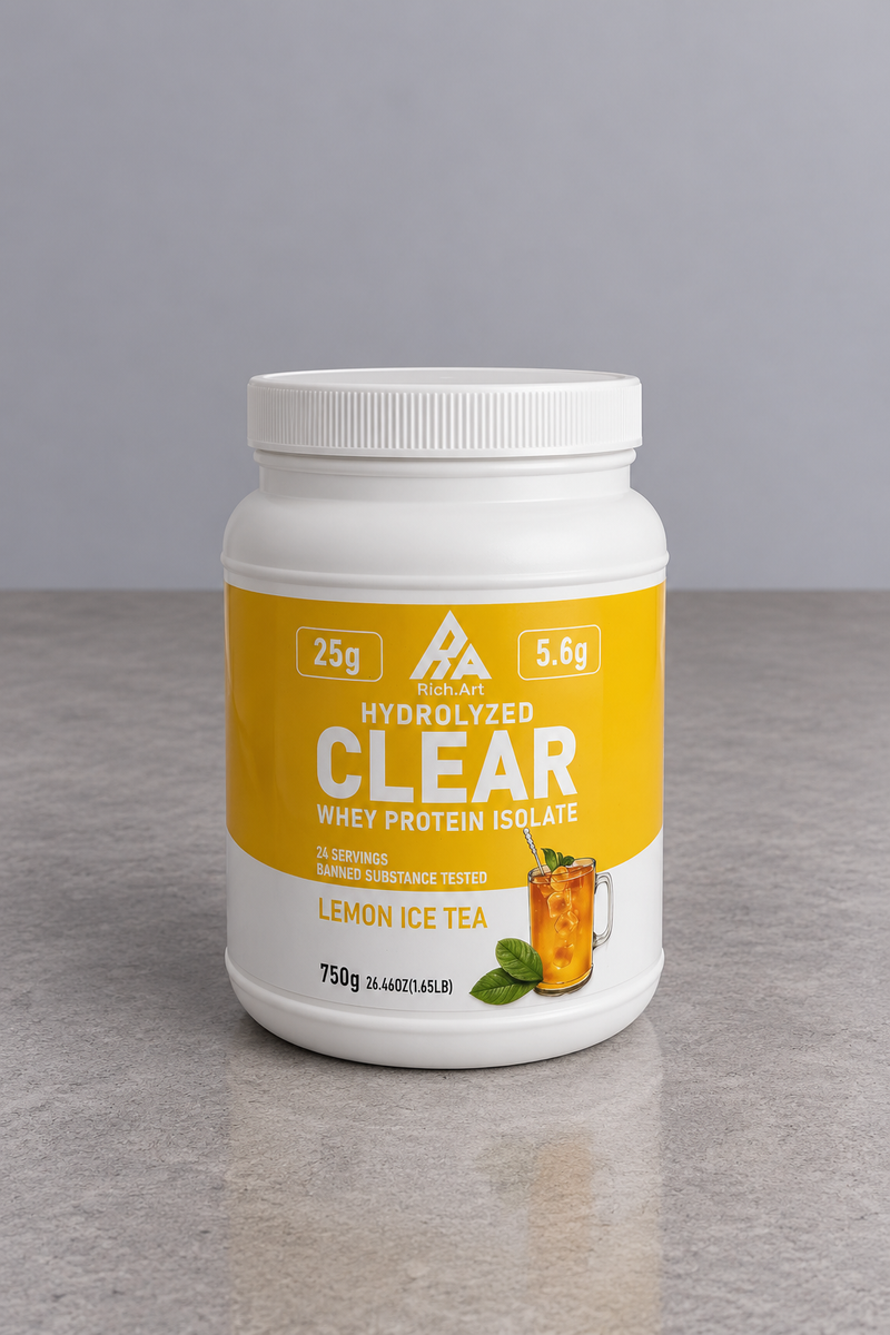 Protéine Clear Whey Isolat Ice Tea – Rich.Art