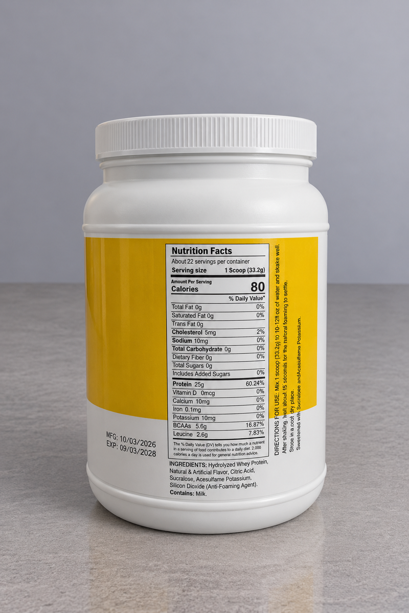 Protéine Clear Whey Isolat Ice Tea – Rich.Art