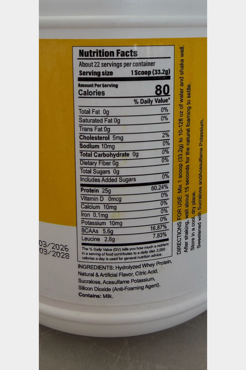 Protéine Clear Whey Isolat Ice Tea – Rich.Art